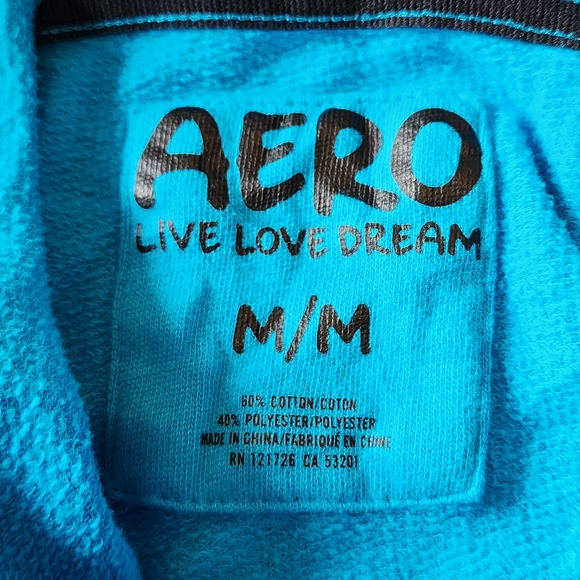 Aeropostale hoodie size medium blue - Picture 6 of 6